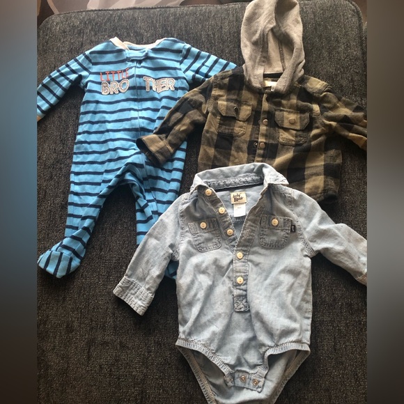 Baby Boy Clothes (3-6 months) 14 Pieces (mainly tops) - Picture 2 of 14